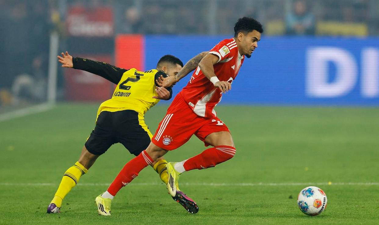 德甲第24轮战罢：拜仁3-2力克多特蒙德，积分榜新格局显现